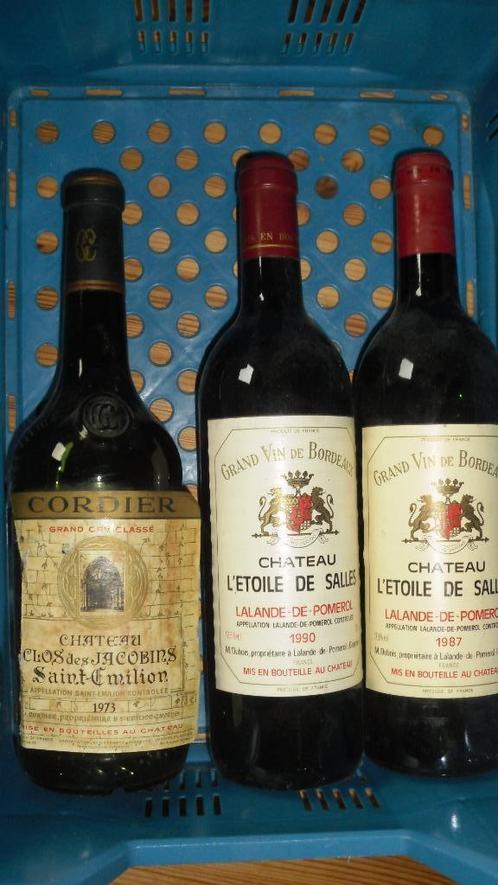 vieux vins, Collections, Vins, Vin rouge, France, Pleine, Enlèvement ou Envoi