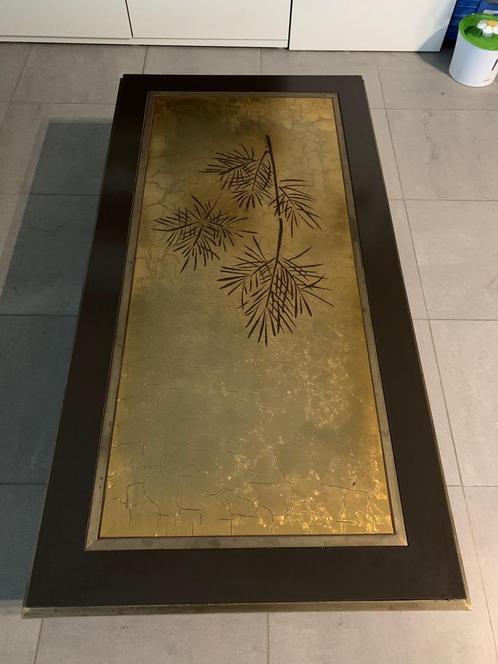 Vintage salontafel “De Nisco” Italie 1970, Antiek en Kunst, Antiek | Meubels | Tafels, Ophalen