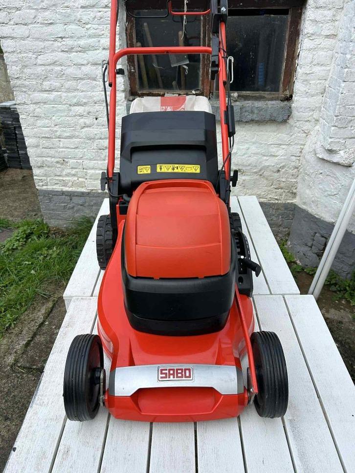 tondeuses Sabo 43-EL Vario, Tuin en Terras, Grasmaaiers, Nieuw, Elektrische grasmaaier, 40 t/m 49 cm, Balkmaaier, Opvangzak, Versnellingen