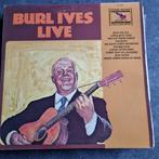 LP Burl Ives - Live, Cd's en Dvd's, Vinyl | Jazz en Blues, Jazz, Gebruikt, Ophalen of Verzenden, 12 inch