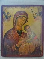 Antiek icoon ikoon Maria Heilige Maria de Moeder Gods 1950, Antiek en Kunst, Ophalen of Verzenden