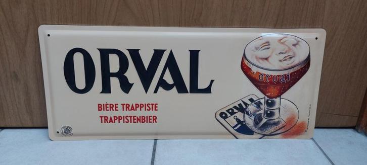 Reclamebord Orval trappist bier, Verzamelen, Biermerken, Nieuw, Reclamebord, Plaat of Schild, Overige merken, Ophalen of Verzenden