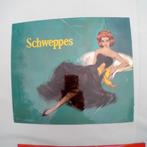 Panneau publicitaire en carton rare Schweppes, Collections, Marques & Objets publicitaires, Enlèvement ou Envoi, Comme neuf, Panneau publicitaire