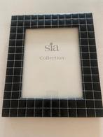 Zwart/wit fotokader in leder, Enlèvement ou Envoi, Comme neuf