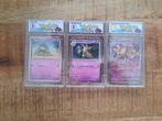 Pokemon setje alakazam & kadabra & abra slabs graded 9 en 10, Hobby en Vrije tijd, Verzamelkaartspellen | Pokémon, Nieuw, Ophalen of Verzenden