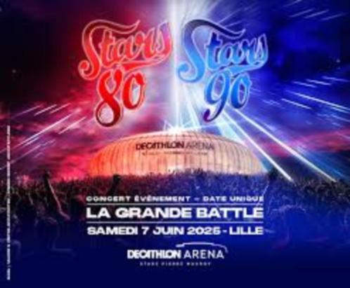 2 places pour Star 80/90 Arena de Lille samedi 07/06, Tickets en Kaartjes, Evenementen en Festivals, Twee personen