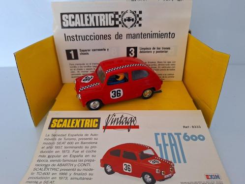 Scalextric Vintage Seat 600 Ref Nr 8333 Het Doosje Heeft Sch, Kinderen en Baby's, Speelgoed | Racebanen, Zo goed als nieuw, Racebaan