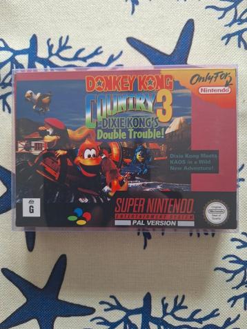 Jeu Super Nintendo en boîte ! Donkey kong Country 3 !