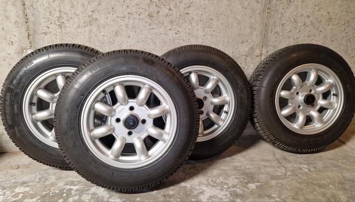 Oldtimer velgenset GB 14 inch  6J steek 4x108mm, Auto-onderdelen, Banden en Velgen, 14 inch, Ophalen