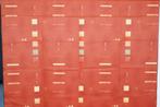 COUPONS TISSU OCCULTANT EN POLYESTER (ORANGE-ROUGE), 120 cm of meer, Ophalen of Verzenden, Polyester, Rood