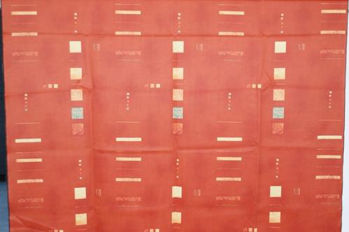 COUPONS TISSU OCCULTANT EN POLYESTER (ORANGE-ROUGE), Hobby en Vrije tijd, Stoffen en Lappen, Nieuw, Polyester, 120 cm of meer