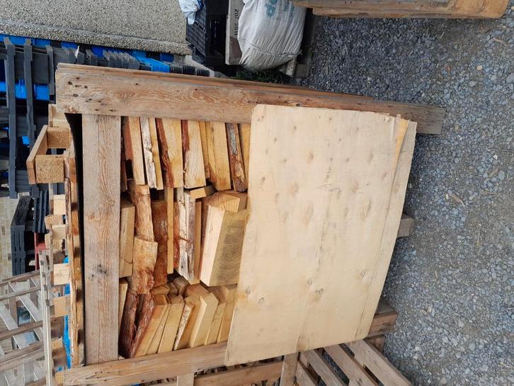 Eik , hardhout handgestapelde kubiek 's brandklaar 125 euro, Tuin en Terras, Brandhout, Ophalen of Verzenden