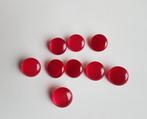 Lot 9 petits boutons rouges / 3 gros boutons noirs, Nieuw, Knoop of Knopen, Ophalen of Verzenden