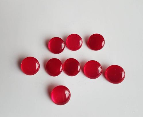 Lot 9 petits boutons rouges / 3 gros boutons noirs, Hobby en Vrije tijd, Naaien en Fournituren, Nieuw, Knoop of Knopen, Ophalen of Verzenden