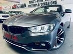 BMW 4 Serie 420 dAS CABRIO+PACK M+CUIR+LED+NAVI+CARNET+GARAN, Autos, Cuir, Automatique, Propulsion arrière, Achat