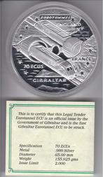 Gibraltar, 70 ECU, 1993, 5,5 Ounze argent (édition limitée), Envoi, Monnaie en vrac, Argent, Autres pays