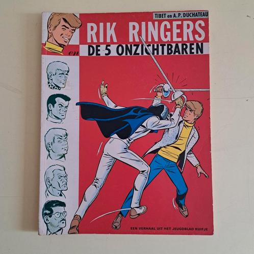 Rik Ringers De 5 onzichtbaren eerste druk, Boeken, Stripverhalen, Gelezen, Ophalen of Verzenden
