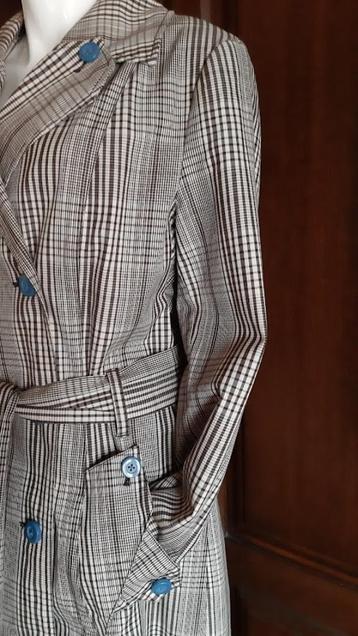Leuke trenchcoat voor alle weer InWear 38 geruit als nieuw beschikbaar voor biedingen