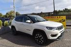 Jeep Compass 1.4 Turbo 4x4 Limited Leder / Xénon / Autom, Auto's, Automaat, USB, Beige, Compass