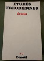 Etudes Freudiennes : Ecueils : Collectif : GRAND FORMAT, Livres, Psychologie, Psychologie de la personnalité, Utilisé, Enlèvement ou Envoi