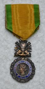 Medaille, Medaille Militaire 1870, Ouder model met oud lint, Verzamelen, Ophalen of Verzenden, Landmacht, Lintje, Medaille of Wings