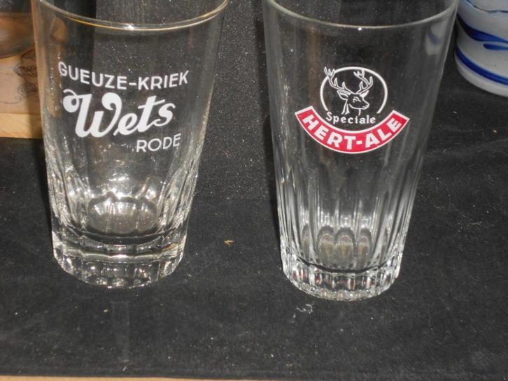 Gueuze.Kriek.Geuze.Lambic.Framboise.Cantillon.Van Malder, Verzamelen, Biermerken, Zo goed als nieuw, Glas of Glazen, De Koninck