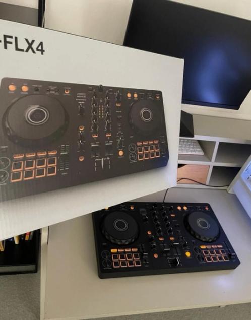 Pioneer DJ DDJ-FLX4 Dubbele deckcontroller Zwart, Muziek en Instrumenten, Dj-sets en Draaitafels, Nieuw, Dj-set, Pioneer, Ophalen of Verzenden