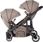 X Adventure Duo Kinderwagen / Tweeling Kinderwagen – Taupe, Ophalen, Gebruikt, Overige merken