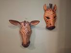 Zebra en giraf hout, Ophalen of Verzenden, Gebruikt