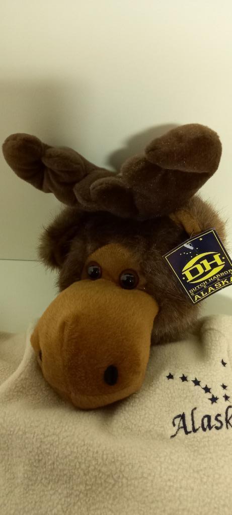 rendier rugzak met fleece en jeansbroek: Dutch Harbor Alaska, Kinderen en Baby's, Overige Kinderen en Baby's, Nieuw, Ophalen