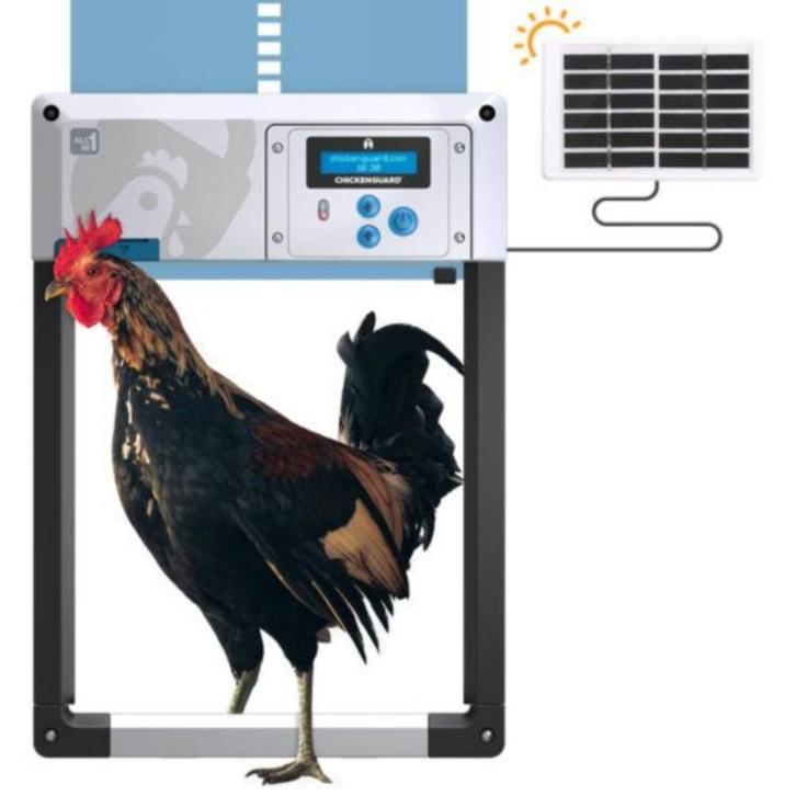 Chickenguard deur kippenhok met gratis Solar set, Dieren en Toebehoren, Pluimvee | Toebehoren, Nieuw, Overige typen, Ophalen of Verzenden