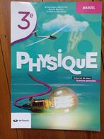 physique 3e - de boeck, Physique, Plantyn, Comme neuf, Enlèvement