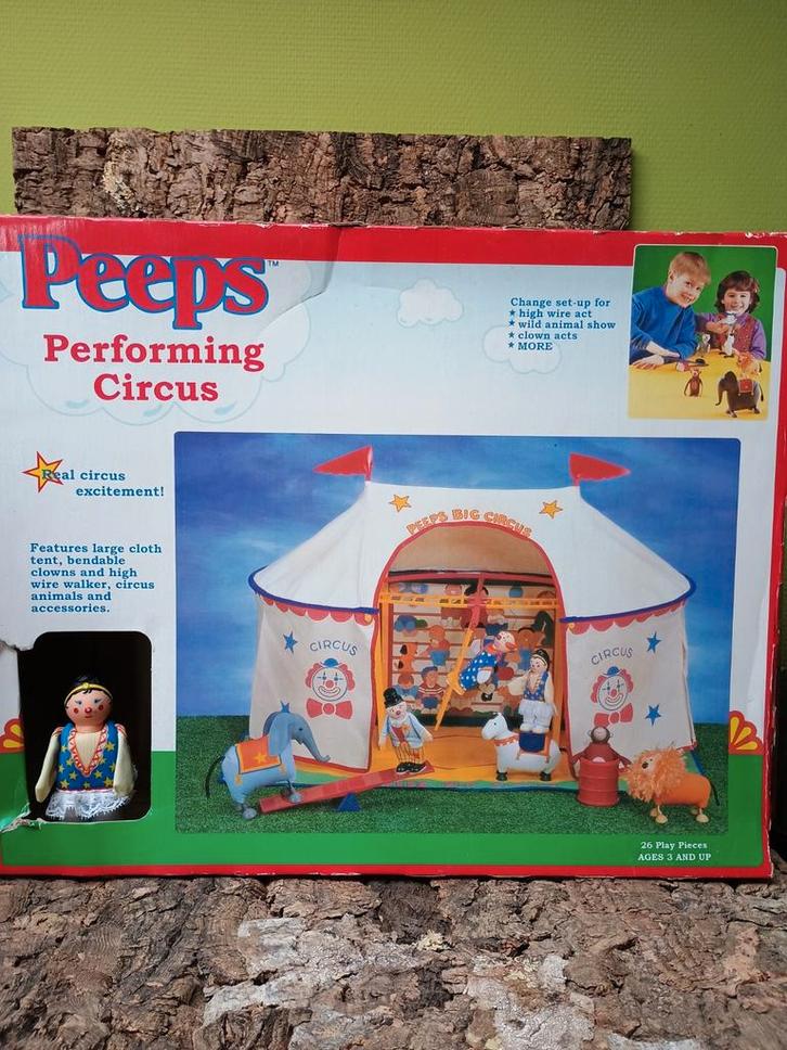 Peeps big circus,  Monarch toys (1992), Kinderen en Baby's, Speelgoed | Overig, Zo goed als nieuw, Jongen of Meisje, Ophalen of Verzenden