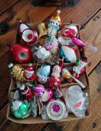 Lot oude kerstballen, vintage kerstversiering, kerstgerief, Diversen, Ophalen, Gebruikt