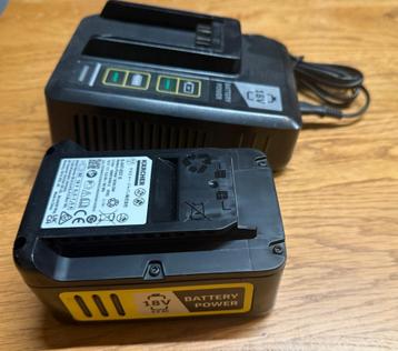 Batterie Karcher 18V 5Ah + chargeur beschikbaar voor biedingen