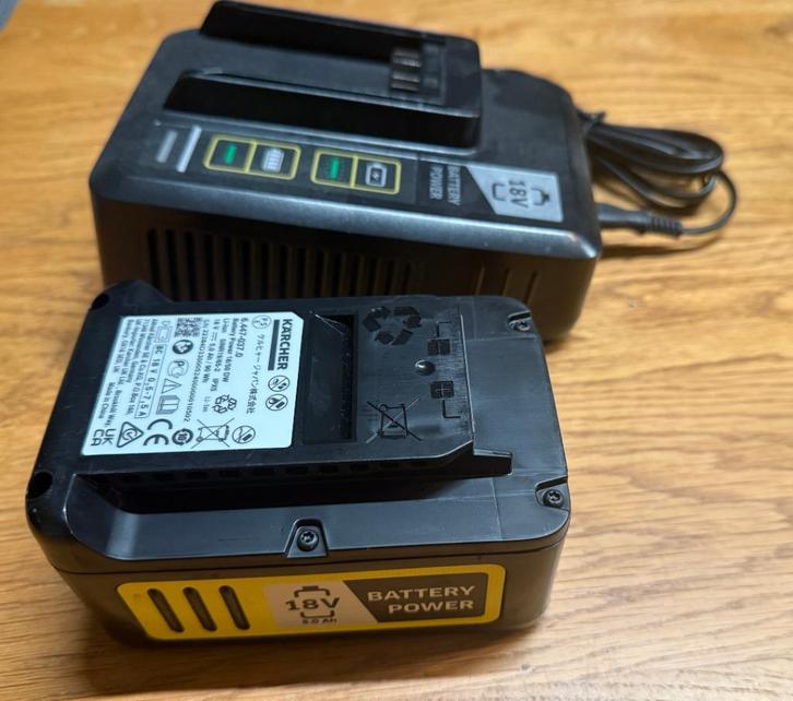 Batterie Karcher 18V 5Ah + chargeur, Doe-het-zelf en Bouw, Gereedschap | Machine-onderdelen en Toebehoren, Ophalen of Verzenden