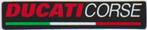 Ducati Corse sticker #6, Motoren, Accessoires | Stickers, Verzenden