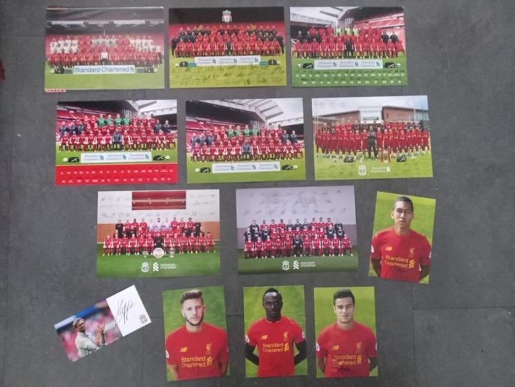 Diverse spelerskaarten en selectiekaarten van Liverpool FC, Sport en Fitness, Voetbal, Nieuw, Clubaccessoires, Ophalen of Verzenden