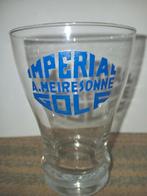 Imperial Golf, Meiresonne blauw, Verzamelen, Biermerken, Ophalen of Verzenden, Zo goed als nieuw, Glas of Glazen, Overige merken