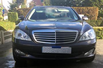 Mercedes S320, Auto's, Automaat, Zwart, Bruin, Leder