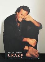 “ Grazy “ Julio Iglesias  , foto op karton uit 1994, Verzenden, Gebruikt, Rechthoekig Staand, Muziek