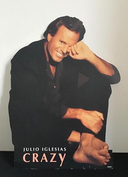 “ Grazy “ Julio Iglesias  , foto op karton uit 1994, Verzamelen, Posters, Gebruikt, Muziek, Rechthoekig Staand, Verzenden