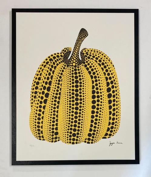 Yayoi Kusama: lithografie 40 bij 50 cm. Ingelijst verkocht, Antiek en Kunst, Kunst | Litho's en Zeefdrukken, Ophalen of Verzenden