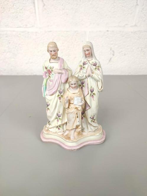 Biscuit beeld heilige familie, Antiek en Kunst, Antiek | Religieuze voorwerpen, Ophalen of Verzenden