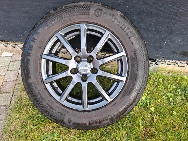Rial Milano titanium 16 inch, Auto-onderdelen, Banden en Velgen, Velg(en), Winterbanden, 16 inch, Gebruikt, Ophalen