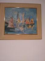 Schilderij boten, Ophalen