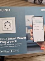 FlinQ Slimme Stekker met energiemeter, Doe-het-zelf en Bouw, Elektriciteit en Kabels, Ophalen, Nieuw, Stekker