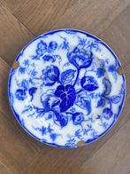 Schotel met blauwe bloemen Petrus Regout, c. 1850 - c. 1875, Ophalen