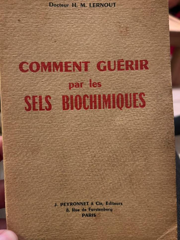 Comment guérir par les sels biochimiques, Livres, Santé, Diététique & Alimentation, Utilisé, Régime et Alimentation, Enlèvement ou Envoi