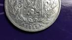 België 5 frank zilver Leopold I 1851 - met punt, Zilver, Ophalen of Verzenden, Losse munt, Zilver